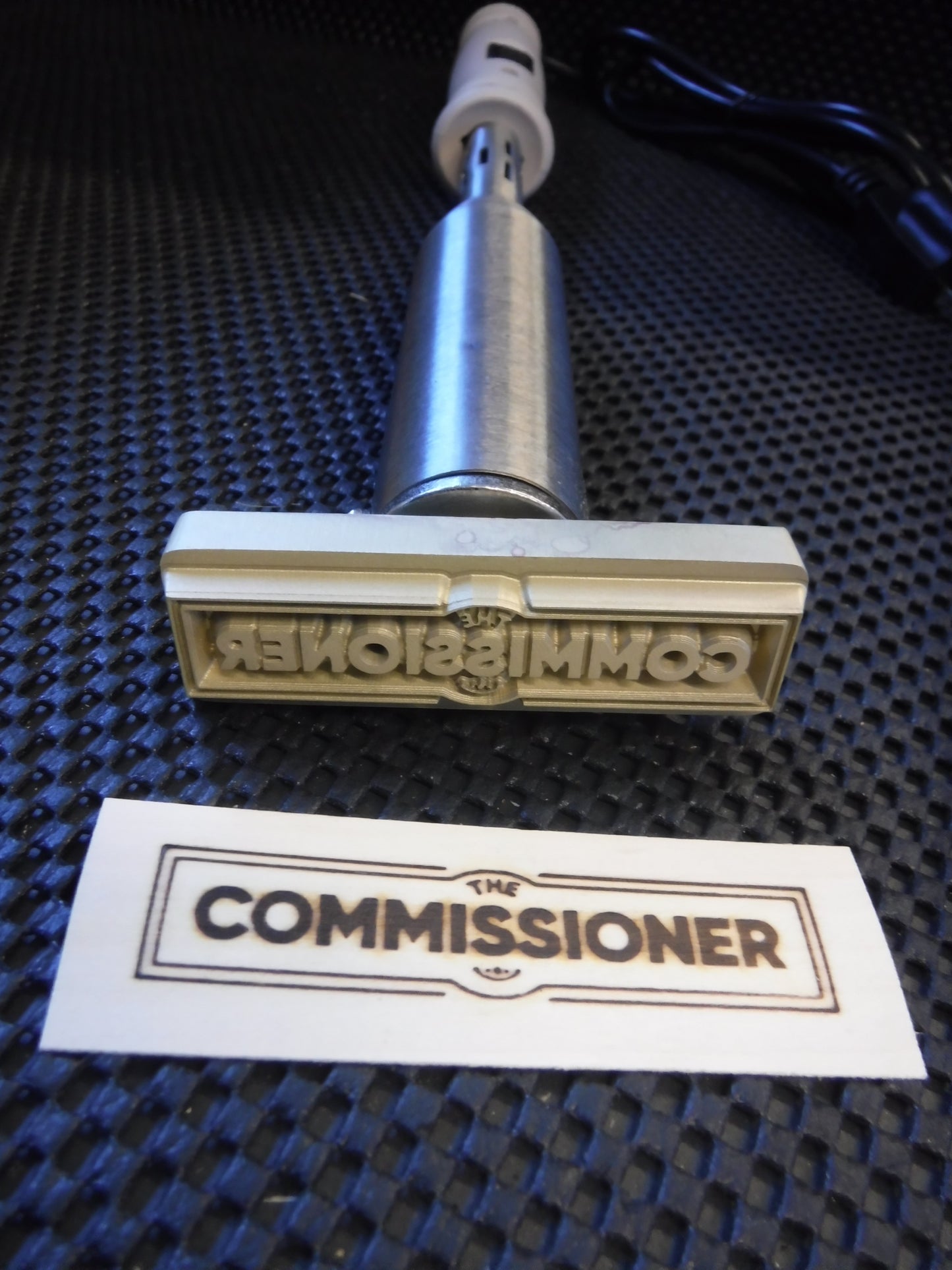 Electrically Heated Brass Branding Iron