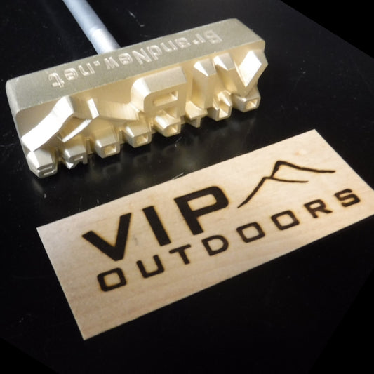 Custom Brass Branding Irons - Any Design, Flame Heated or Electric