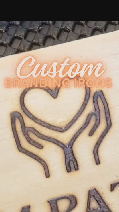 Custom Brass Branding Irons - Any Design, Flame Heated or Electric