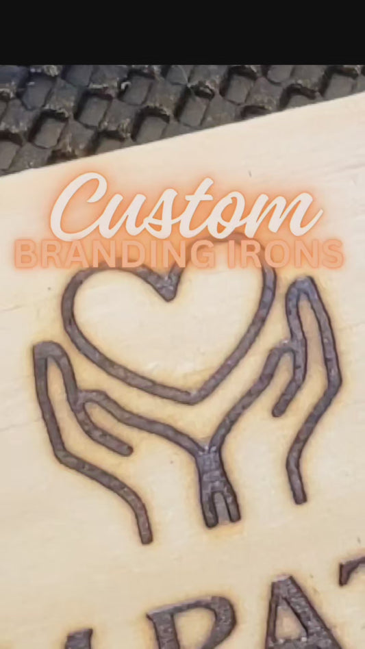 Custom Brass Branding Irons - Any Design, Flame Heated or Electric